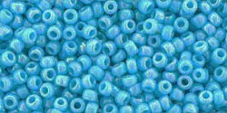  TOHO - Round 11/0 : Opaque-Rainbow Blue Turquoise